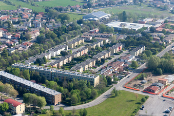 Photographie aérienne de San Vito al Tagliamento dans le département Pordenone, Italie