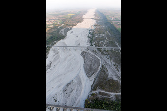 Photographie aérienne de Montereale Valcellina dans le département Pordenone, Italie