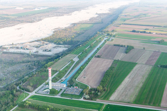 Vajont dans le département Pordenone, Italie d'en haut