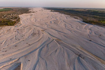 Vajont dans le département Pordenone, Italie depuis l'avion
