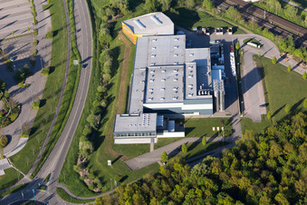 Vue aérienne de Bada à Bühl dans le département Bade-Wurtemberg, Allemagne