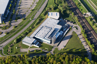 Vue aérienne de Bada à Bühl dans le département Bade-Wurtemberg, Allemagne