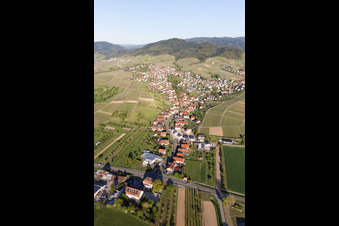 Vue oblique de Quartier Eisental in Bühl dans le département Bade-Wurtemberg, Allemagne