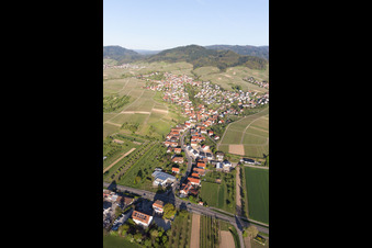 Quartier Eisental in Bühl dans le département Bade-Wurtemberg, Allemagne d'en haut