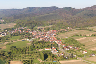 Image drone de Rott dans le département Bas Rhin, France