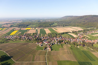 Cleebourg dans le département Bas Rhin, France d'un drone