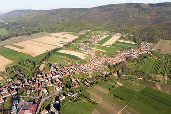 Photographie aérienne de Cleebourg dans le département Bas Rhin, France