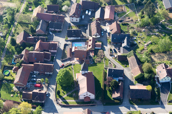 Cleebourg dans le département Bas Rhin, France d'en haut