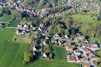 Vue oblique de Drachenbronn-Birlenbach dans le département Bas Rhin, France