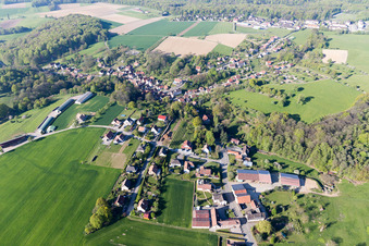 Drachenbronn-Birlenbach dans le département Bas Rhin, France d'en haut