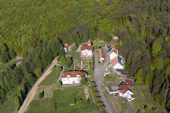 Lobsann dans le département Bas Rhin, France d'en haut