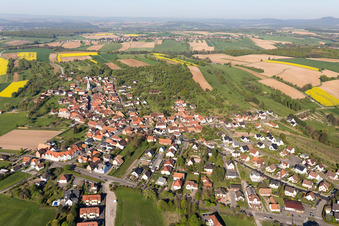 Vue aérienne de Morsbronn-les-Bains dans le département Bas Rhin, France