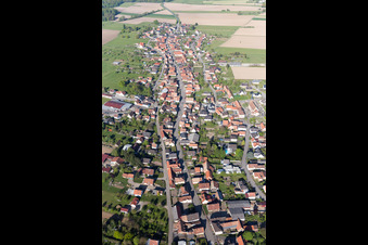 Enregistrement par drone de Eschbach dans le département Bas Rhin, France