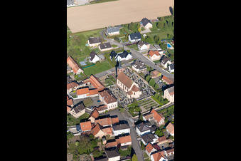 Image drone de Eschbach dans le département Bas Rhin, France