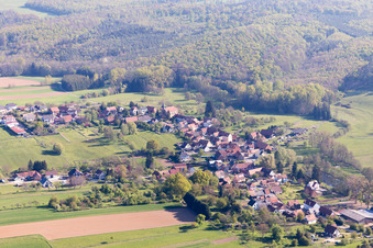 Forstheim dans le département Bas Rhin, France vue d'en haut