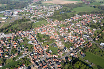 Gundershoffen dans le département Bas Rhin, France hors des airs