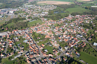 Gundershoffen dans le département Bas Rhin, France vue d'en haut