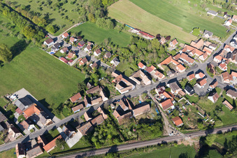 Photographie aérienne de Uttenhoffen dans le département Bas Rhin, France