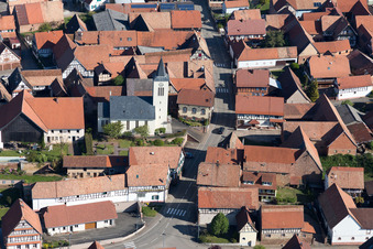 Photographie aérienne de Engwiller dans le département Bas Rhin, France