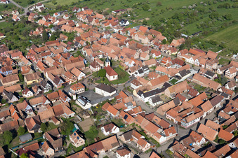 Photographie aérienne de Uhrwiller dans le département Bas Rhin, France