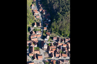 Enregistrement par drone de Offwiller dans le département Bas Rhin, France