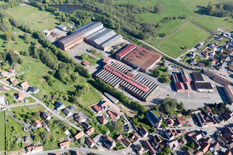 Zinswiller dans le département Bas Rhin, France d'en haut