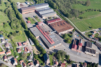 Zinswiller dans le département Bas Rhin, France vue d'en haut