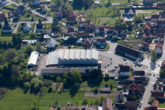 Gumbrechtshoffen dans le département Bas Rhin, France vue d'en haut