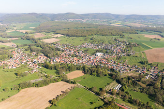 Uttenhoffen dans le département Bas Rhin, France hors des airs
