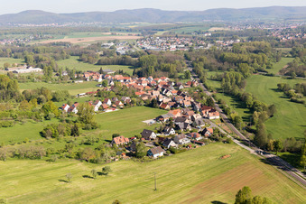 Image drone de Uttenhoffen dans le département Bas Rhin, France