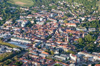 Quartier Durlach in Karlsruhe dans le département Bade-Wurtemberg, Allemagne vue d'en haut