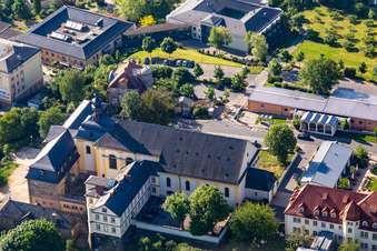 Vue aérienne de École municipale de musique de la Kettenstraße à Bamberg dans le département Bavière, Allemagne