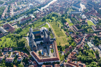 Vue aérienne de Monastère de Michaelsberg à Bamberg dans le département Bavière, Allemagne