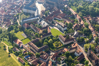 Vue aérienne de Aufseesianum - La Maison des étudiants à Bamberg dans le département Bavière, Allemagne