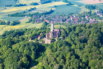 Vue aérienne de Altenbourg à le quartier Wildensorg in Bamberg dans le département Bavière, Allemagne