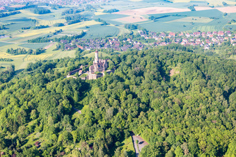 Vue oblique de Altenbourg à le quartier Wildensorg in Bamberg dans le département Bavière, Allemagne