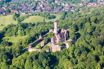 Altenbourg à le quartier Wildensorg in Bamberg dans le département Bavière, Allemagne d'en haut