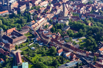 Vue aérienne de Kaulberg moyen à Bamberg dans le département Bavière, Allemagne
