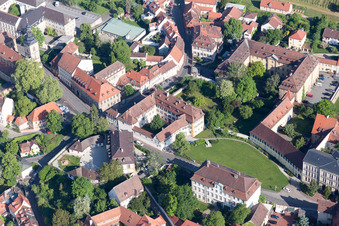 Vue aérienne de Secrétaire de l'archevêque Gössl à Bamberg dans le département Bavière, Allemagne