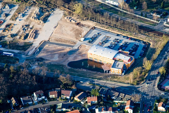 Vue aérienne de Pfizenmeier Corps et Visage Speyer à Speyer dans le département Rhénanie-Palatinat, Allemagne