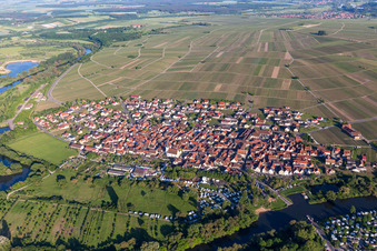 Nordheim am Main dans le département Bavière, Allemagne hors des airs