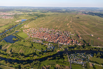 Nordheim am Main dans le département Bavière, Allemagne vue d'en haut