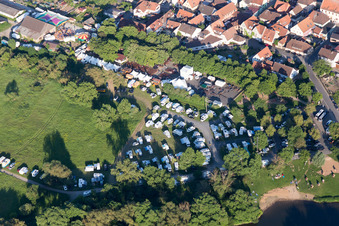 Nordheim am Main dans le département Bavière, Allemagne depuis l'avion