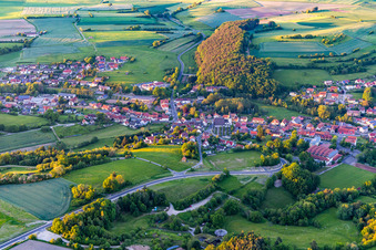 Vue aérienne de Quartier Trossenfurt in Oberaurach dans le département Bavière, Allemagne