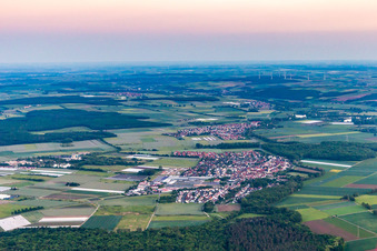 Photographie aérienne de Gochsheim dans le département Bavière, Allemagne