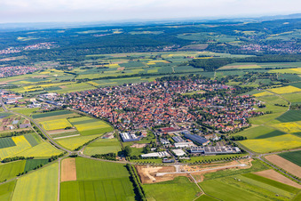 Gochsheim dans le département Bavière, Allemagne d'en haut
