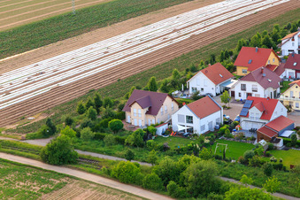 Photographie aérienne de Bas-Rappenfeld à le quartier Mörlheim in Landau in der Pfalz dans le département Rhénanie-Palatinat, Allemagne