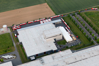 Vue aérienne de Tricor à Offenbach an der Queich dans le département Rhénanie-Palatinat, Allemagne