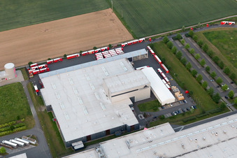 Vue aérienne de Tricor à Offenbach an der Queich dans le département Rhénanie-Palatinat, Allemagne