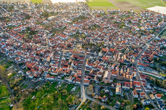 Vue aérienne de Altriper Straße à Waldsee dans le département Rhénanie-Palatinat, Allemagne